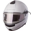 LS2 FF325 Strobe Electric Snow мотошлем зимний снегоходный белый с электрическим визором