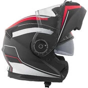 BHR 836 Flip Up COOL Modular Motorcycle Мотошлем Black Red White