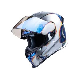 Icon Airframe Pro Reentry Silver мотошлем серебряный