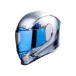 Icon Airframe Pro Reentry Silver мотошлем серебряный