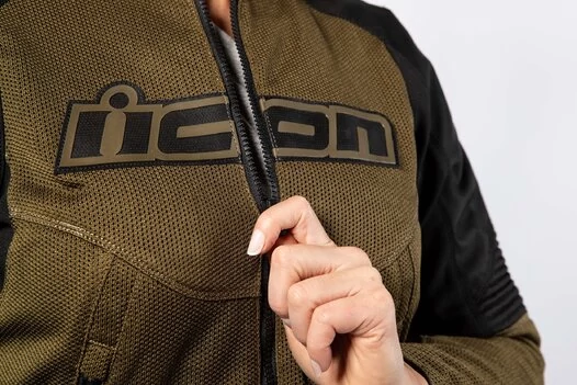 Icon Overlord 3 Wmn CE Mesh Green мотокуртка зеленая женская