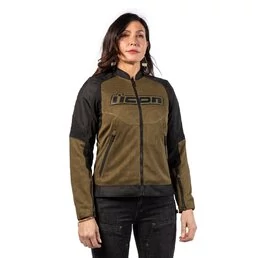 Icon Overlord 3 Wmn CE Mesh Green мотокуртка зеленая женская