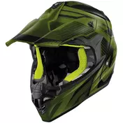 Givi 60.1 FRESH Cross Enduro Motorcycle Мотошлем Black Military Green