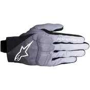 Alpinestars REEF V2 Textile Motorcycle мотоперчатки Grey Black White