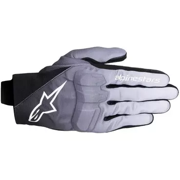 Alpinestars REEF V2 Textile Motorcycle мотоперчатки Grey Black White