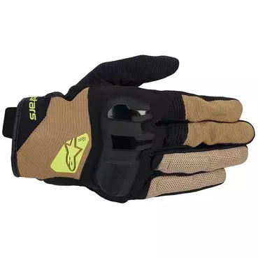 Alpinestars CHROME V2 Textile Motorcycle мотоперчатки Dark Khaki Black