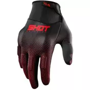 Motocross Enduro мотоперчатки Shot DRIFT RIM Black Red