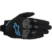 Alpinestars SP X 1 Leather Motorcycle мотоперчатки Black Blue