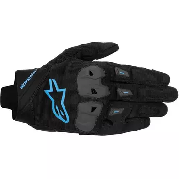 Alpinestars SP X 1 Leather Motorcycle мотоперчатки Black Blue