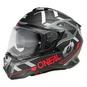 ONeal D-SRS Square full face helmet Black / Red / Grey