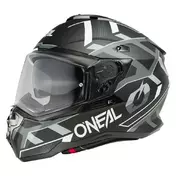 ONeal D-SRS Square full face helmet Black / White / Grey