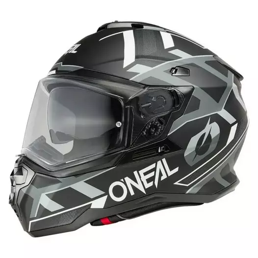 ONeal D-SRS Square full face helmet Black / White / Grey
