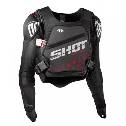 SHOT Ultralight long sleeve Protective Jacket Серо-черный (размер: m)