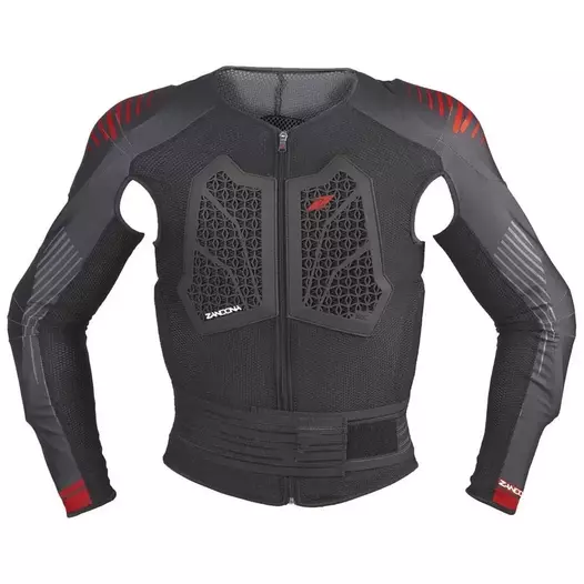 ZANDONA Action X7 long sleeve protective jacket Красно-черный (размер: xs)