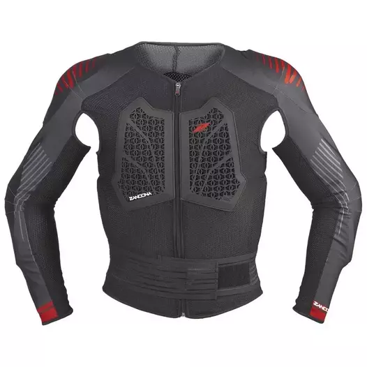 ZANDONA Action X6 long sleeve protective jacket Красно-черный (размер: 2xs)