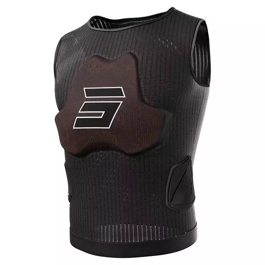 SHOT Race D30 sleeveless protection T-shirt Черный
