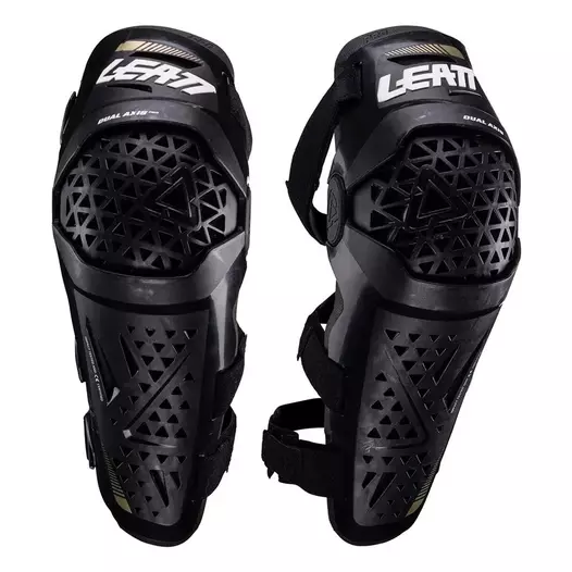 LEATT Dual Axis Pro knee guards Черный (размер: s/m)