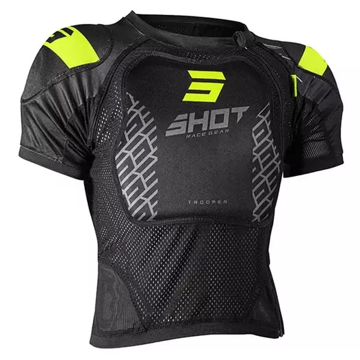 SHOT Trooper short sleeve protection T-shirt Черный (размер: 2xs)