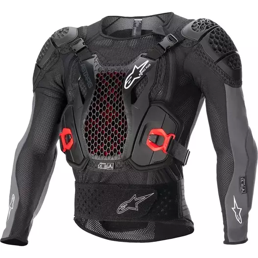 ALPINESTARS Bionic Plus V2 long sleeve protective jacket Красно-черный