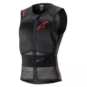 ALPINESTARS Nucleon Flex Pro sleeveless protection T-shirt Clear / Smoke Red / Black