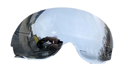 Визор AXXIS Silver Hunter 980 SV солнцезащитный серебряный