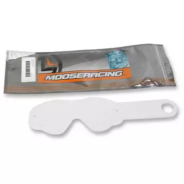 MOOSE SOFT-GOODS Qualifier Youth tear-off 10 units Прозрачный