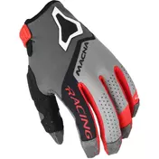 Macna Heat-1 Motocross мотоперчатки Black Grey Red