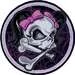Нашивка Girl Skull Web 12"" x 13