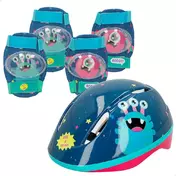 COLORBABY Child Skating Protection Kit With Ribls And Monsters Hull Разноцветный