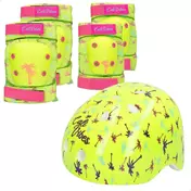 COLORBABY Riders knee and elbow pad Yellow Neón