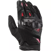 Ixon RISE AIR 2 Leather Motorcycle мотоперчатки Black Bright Red