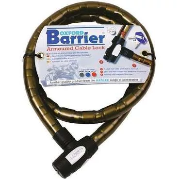 Трос противоугонный Oxford Barrier 1.4m, Дымчатый