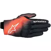 Alpinestars REEF V2 Fabric Motorcycle мотоперчатки Black Red Fluo White