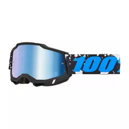 100% Accuri 2 Callisto Goggle Mirrored Blue Черный