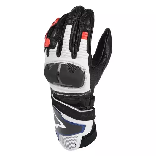 MACNA Thandor perforated leather gloves Красно-белый (размер: s)