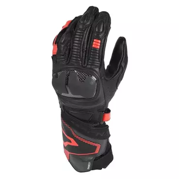 MACNA Thandor perforated leather gloves Красно-черный