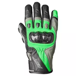 RST Stunt 3 Perforated Leather gloves Зеленый