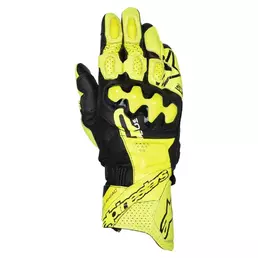ALPINESTARS GP Plus R V3 leather gloves Yellow Fluo / Black