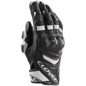 Clover RSC-4 SPORT Motorcycle мотоперчатки Black White