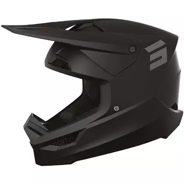 Moto Cross Enduro Мотошлем Shot FURIOUS SOLID Matt Black
