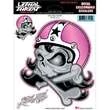 Наклейка Girl Skull Helmet 6 x 8