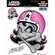 Наклейка Girl Skull Helmet 6 x 8
