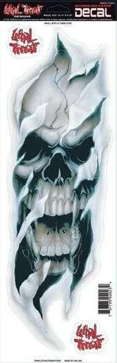 Наклейка Skull Bite 6" x 18"