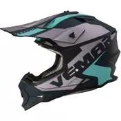 Moto Cross Enduro Мотошлем Vemar VH Taku Blade Black Blue Opaque