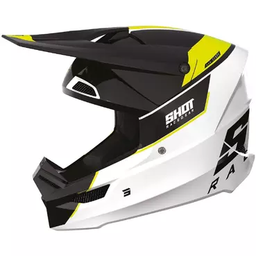 Moto Cross Enduro Мотошлем Shot FURIOUS SCOPE Neon Yellow Glossy