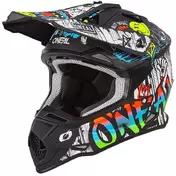 Oneal 2SRS RANCID Cross Enduro Motorcycle Мотошлем Black/White