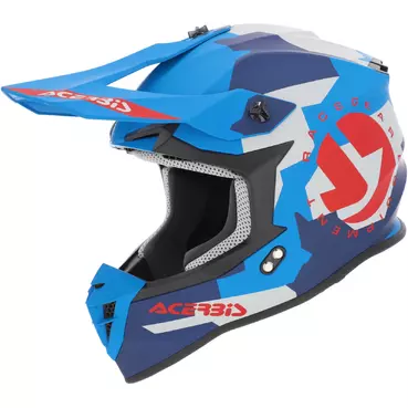 Acerbis LINEAR 2206 Blue Red 2 Cross Motorcycle Мотошлем