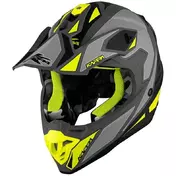 Moto Cross Enduro Мотошлем Kappa KV49 Shock Matt Black Fluo Yellow