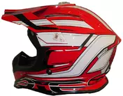 Moto Cross Enduro Мотошлем One Racing Tiger Orange-White New