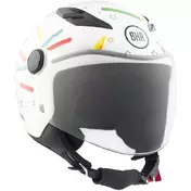 BHR 838 CHILDREN Pencil White Jet Motorcycle Мотошлем